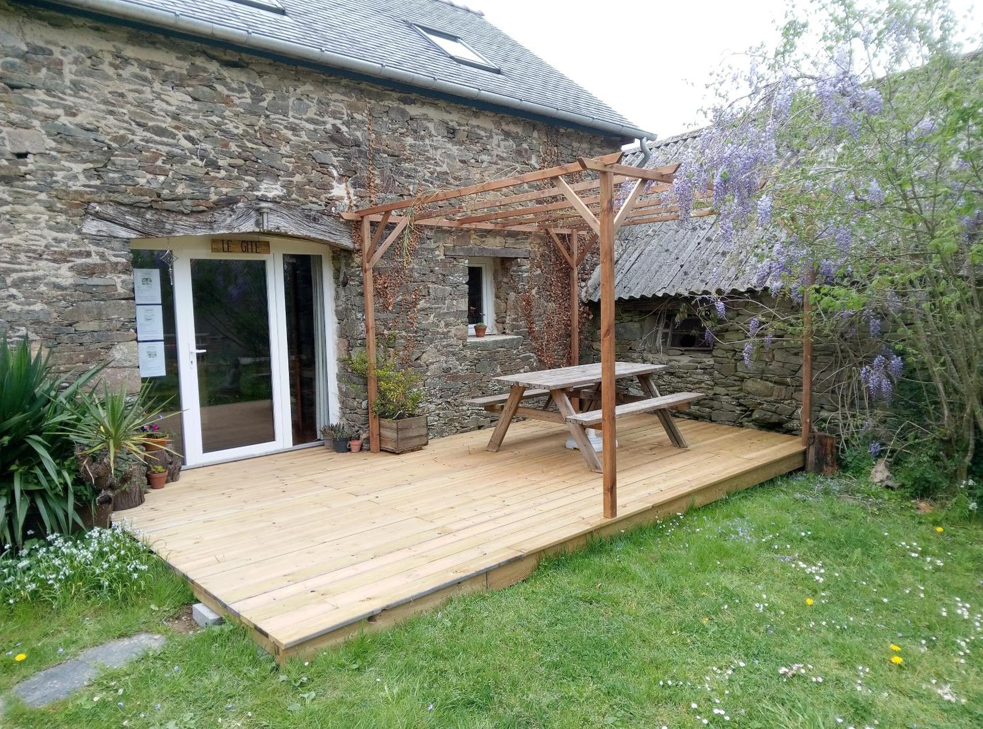 Le Jardin Enchanteur, Chaleureuse Maison D'Hotes Eco-Responsable, Calme Et Accueillante Lopérec Exterior foto